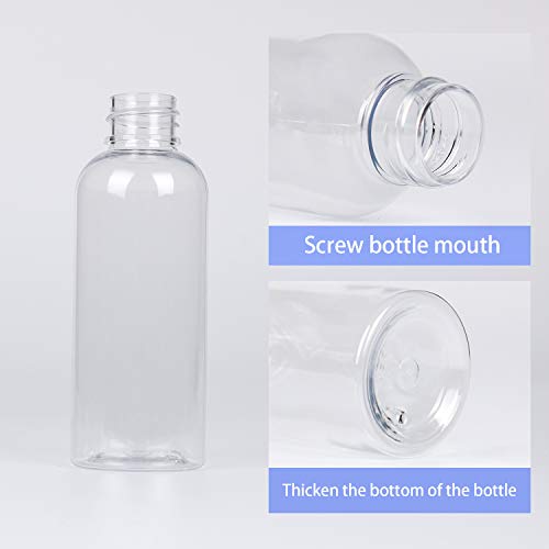 Trendbox 6 embalam garrafas vazias de plástico com tampa para shampoo, loções, sabão líquido, creme