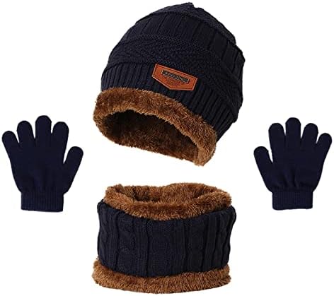 Espalhar luvas quentes chapéu meninos meninas de inverno e lenço malha