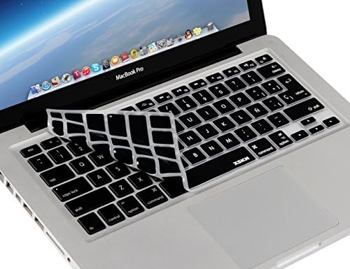 O teclado da língua espanhola cobre a pele de silicone para MacBook Pro 13 15 17 polegadas