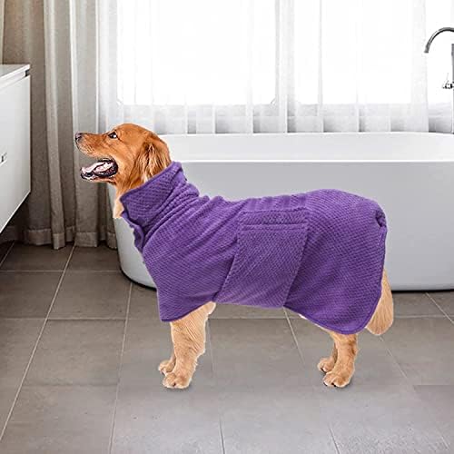 WXBDD DOG CAZENDO DO CANTO DOGO FASTO DOG COGO TOLHA TOLHA DE BATO TOLHA FASCO SUPER absorvente Pet Cat Bath Robe Toalha