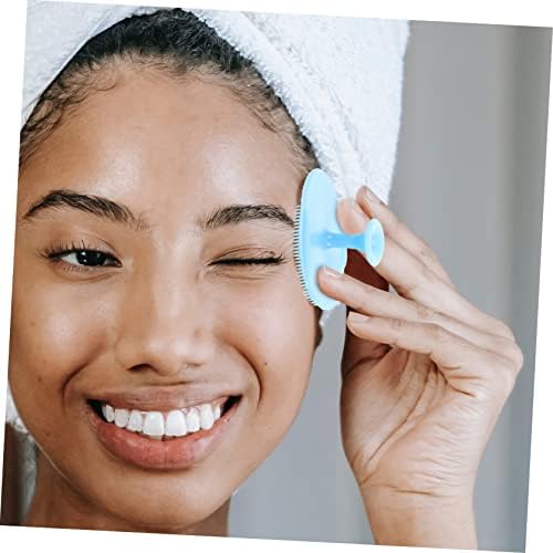Hemoton 6pcs Facial Cleansing Brush Silica Gel Massage