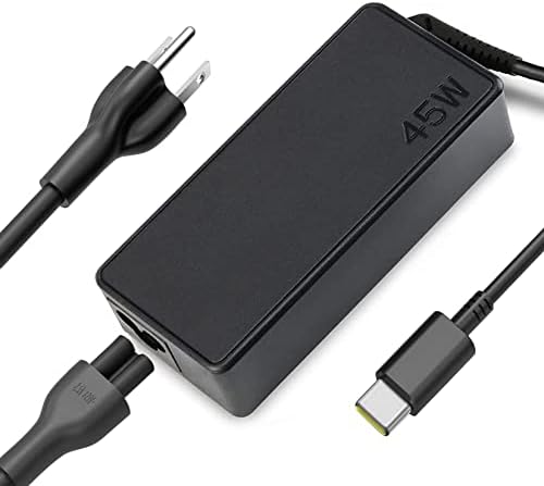 45W USB C Carregador compatível com HP/Dell/Lenovo/Acer Chromebook/Asus/Samsung/Sony Carregador Fast Charging Tipo C Adaptador