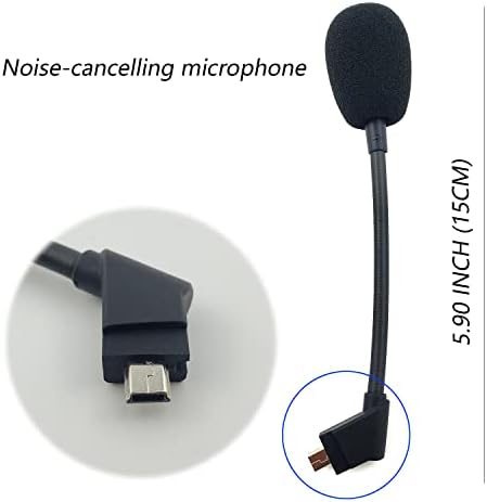 Reeyear Mic Fits para Corsair Virtuoso RGB Premium/Se/XT Microfone, cancelamento de ruído Substitua o microfone compatível