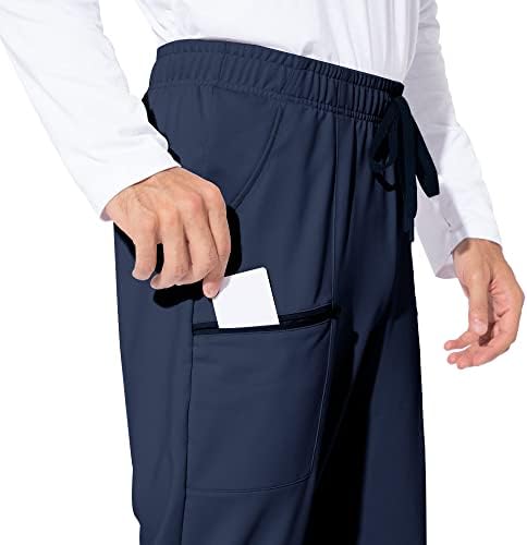 M Maroaut masculino masculino Joggers Sorto com bolsos com zíper, calças de ginástica para correr Casual Athletic Casual