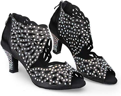 Sapatos de dança de shinestone de Wuailim Mulheres