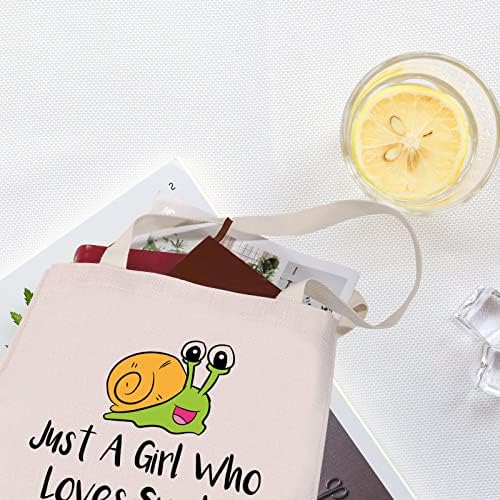 MEIKIUP Snails Amante Presente Cute Snails Bag de maquiagem do engenheiro agrícola Presente apenas uma garota que adora os