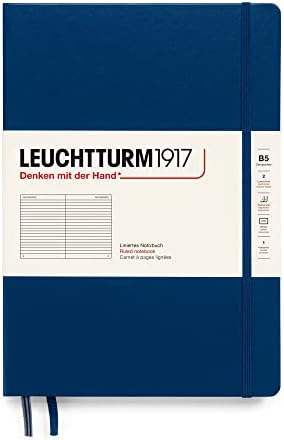 Leuchtturm1917 - Composição - Caderno de capa dura pontilhada - 219 páginas numeradas
