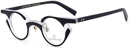 Óculos redondos de olho de gato masculino mulheres estilos de tendência hp262 copos de computador de moda youg preto