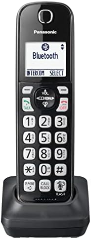 Sistema telefônico sem fio da Panasonic Expandível com Link2Cell Bluetooth, Assistente de Voz, Médica de Aferências