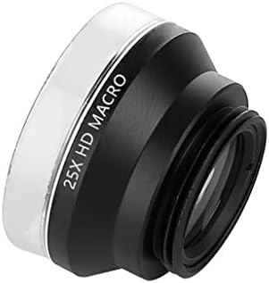 Walnuta Professional Photography Macro Lens HD 25x Macro Lente Lente da Lente do telefone Lente com clipe