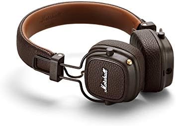 Marshall Major III Bluetooth Wireless On-Ear fone de ouvido, marrom