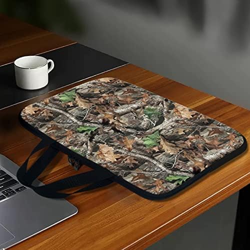 Saco de laptop Dreaweet para homens, mulheres, caça à caça à floresta de laptop de laptop compatível com MacBook Pro HP,