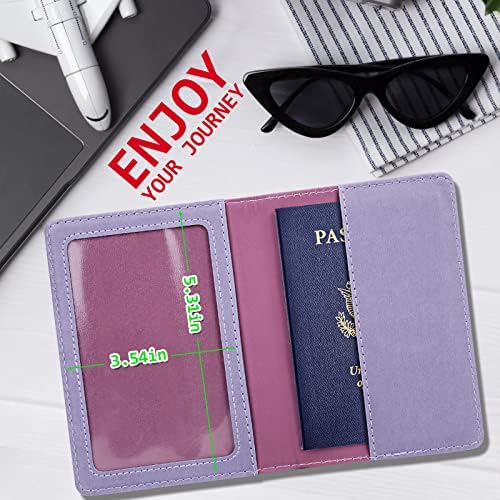 Bolsa de viagem para suporte para passaporte Tigari, passaporte e portador de cartões de vacina, carteira de passaporte