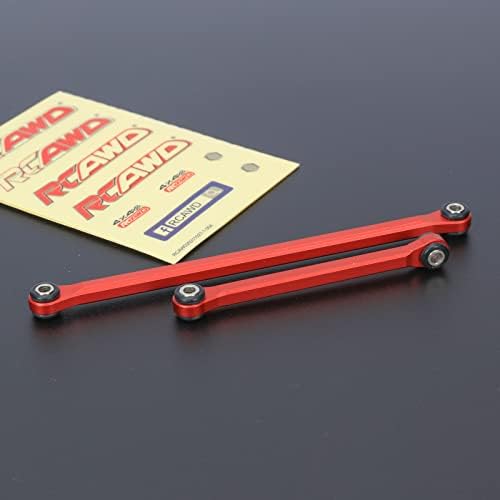 RCAWD CNC Mazhined Aluminum Ligy Link Link Link Linkage Tir Rod para 1/18 Axial UTB18 Capra Trail Buggy Crawlers