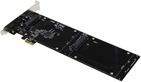 Sedna PCI Express Dual 2,5 polegadas SATA III Adaptador SSD, SSD/HDD não incluído