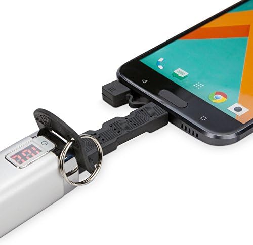 Cabo para Huawei P Smart 2021 - carregador de chaveiro USB tipo C, cabo de chave 3.1 Tipo C USB para Huawei P Smart 2021 - Jet Black