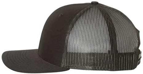 Richardson 112 pacote de 12 chapéu personalizado com texto/logotipo bordado, tampa personalizada de caminhoneiro ajustável Snapback