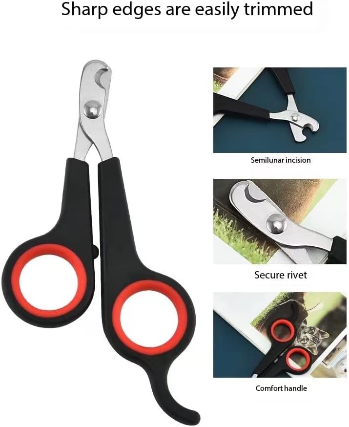 Seynur Dog & Cat Pets Clippers e aparadores de unhas - - Ferramenta de higiene profissional para animais de estimação - com proteção