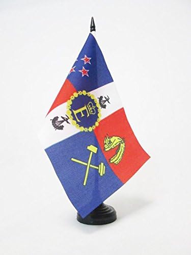 Az Flag Standard Royal da bandeira da tabela da Nova Zelândia 5 '' x 8 '' - New Zeleandd Kingdom Desk Bandeira 21 x 14 cm - Beck