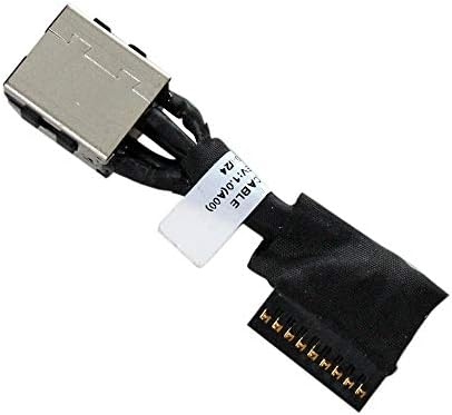 Zahara DC Jack Jack Substituição de cabo para Dell Gaming G3 15 17 G5 3379 3579 3779 P35E003 P75F003 0F5MY1 DC301011X00 PN: DC3010101W00