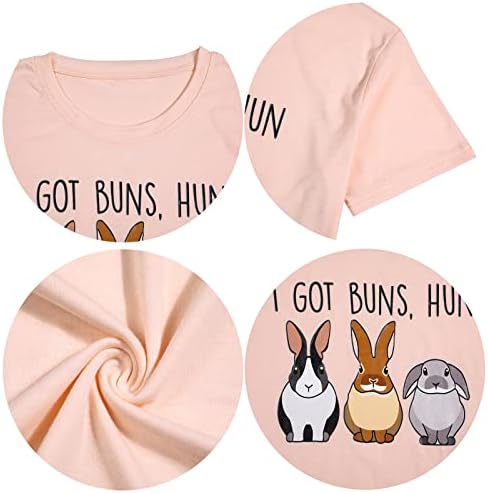 Camisas de Páscoa para mulheres Bunny Tam camiseta