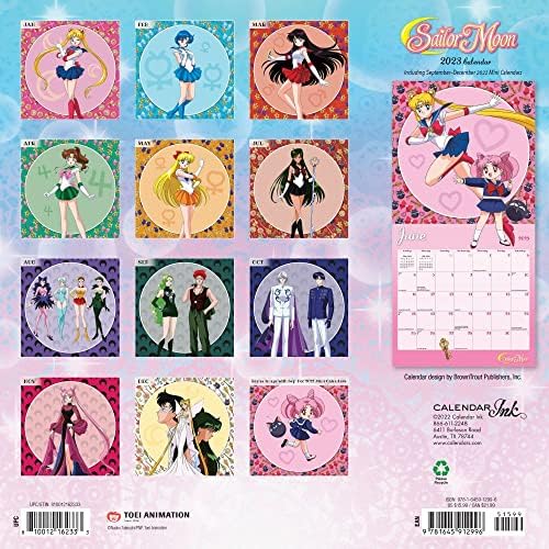 Tinta do calendário, Sailor Moon 2023 Wall Calendar