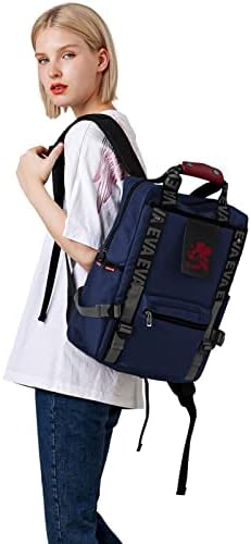 Mochila de Evangelion de Firefirst para homens Mulheres de 15,6 ”Laptop Mochilas Moda Bolsa de Lazer de Viagem de Moda