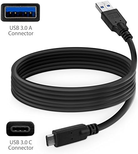 Cabo de onda de caixa compatível com Ricoh WG -6 - DirectSync - USB 3.0 A para USB 3.1 Tipo C, USB C Cable e Sync