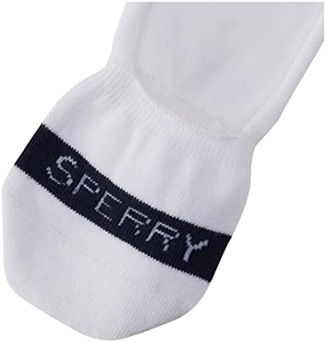 Sperry Men's Signature Invisible Boat Shoe Liner Socks-3 Par Pack-No Show Comfort Cotton penteado