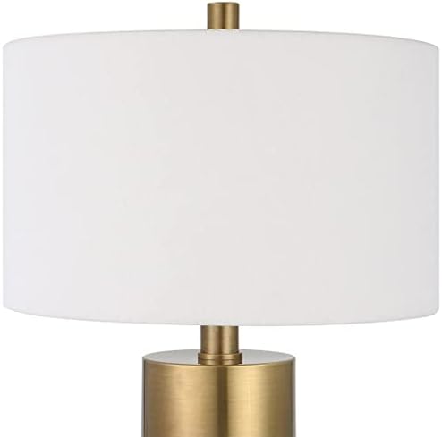 Utter Most Adelia Contemporary Metal Ceramic Fable Table Lamp em latão/ouro
