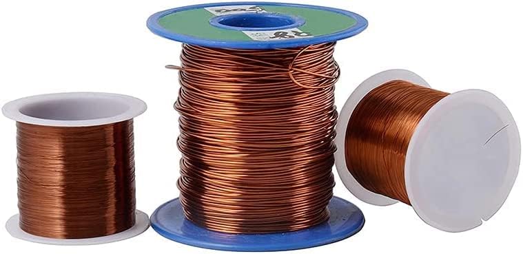 Zjiex 0,25 mm de fio de cobre esmaltado - fio de enrolamento para motor, transformador, alto -falante, bobina magnética - fio magnético