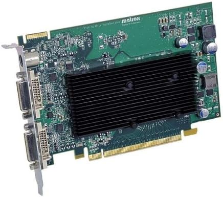 A placa gráfica Matrox M9120 PCIE X16 Dualhead oferece 512 MB de memória e ADVA