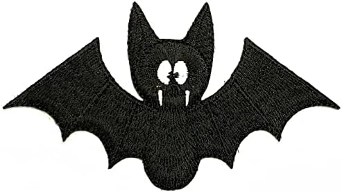 Kleenplus 3pcs. Little Little Black Bat Patches Adesivo Artes Crianças Cartoon Patch Sign Symbol Costume T-shirt
