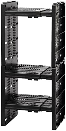 StorageMax Deluxe School Locker Organizer com 3 prateleiras ajustáveis ​​- se encaixa em armários de 8,75 e 12,5 de largura