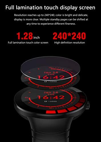 Timesbird Smart Watch Rastreadores de fitness com monitor de freqüência cardíaca EP EP Caloria Unter Sleep Monitor, IP68 Scream