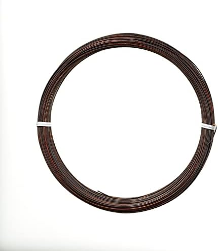 Fio de cobre oxidado de Hanakatsu #16, 17,6 onças, 0,06 polegadas x 98,5 pés (27
