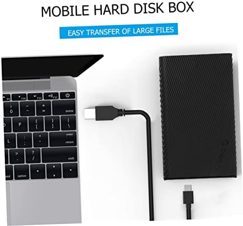 Caixa de caixa do disco rígido SOLustre HDD Home SSD disco rígido Mobile SDD Black Case MM Gabinetes USB Office Estado externo Incul