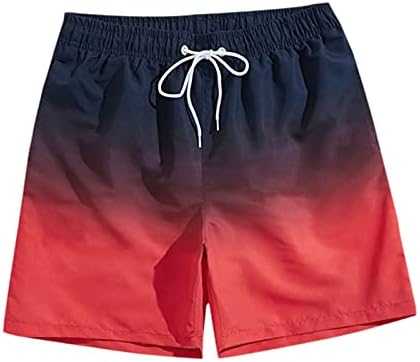 2021 shorts de carga masculinos Sworts de nadar com gradiente de boxer estampado shorts de boxer casual Praia de