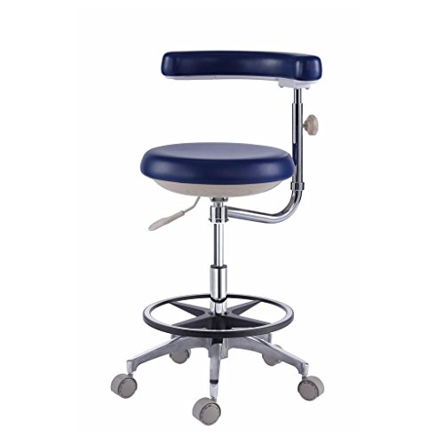 Super Dental Mobile Chair Chave Surgical's Doctor Doctor Stool com backrest PU Leather SD500