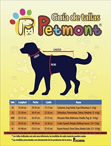 T-shirt Petmont Sports para animais de estimação: treinar preto e verde neon grande para cães pequenos e médios