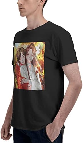 Camisa de bênção do céu oficial masculino Casual Crew Crew pescoço de manga curta Tops T-shirt Summer para