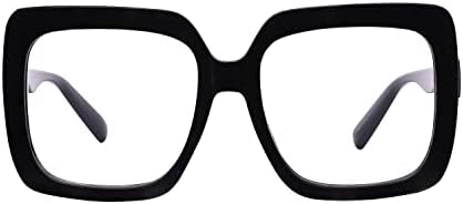 Occi Chiari Oversize Reading Glasses Mulheres quadradas grandes leitores grandes 1.0 1.5 2,0 2,5 3,0 3,5 1,25 1,75 2,25