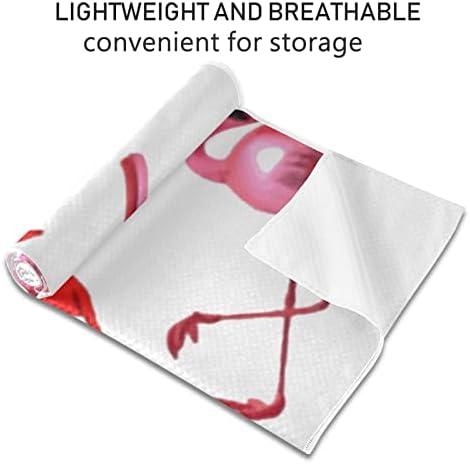 Aunstern Yoga Blanket Holidayflamingos-Xmas-Gifts Yoga Towel Yoga Mat Toalha