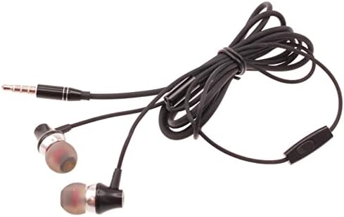 Fones de ouvido com fio Hi -Fi Sound Headphones Handset fone de ouvido de metal compatível com LG V35 ThinQ - V40 ThinQ