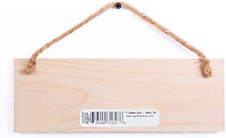 P. Graham Dunn Às vezes eu olho para cima de dente -de -leão branco 10 x 3,5 Pine Wood Liberment Sign