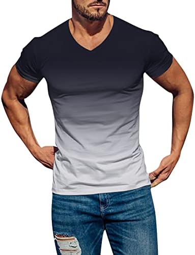 Tampas de tanque para homens homens relaxados Camiseta de manga curta