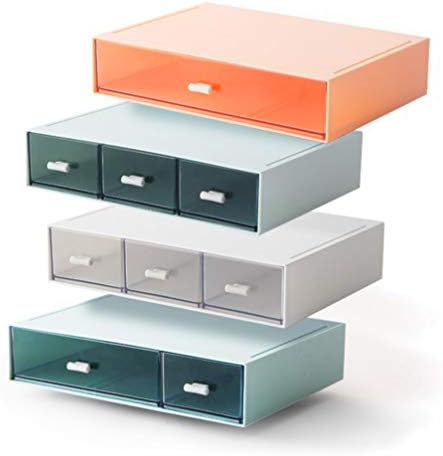 Caixa de armazenamento de gavetas de armazenamento para desktop nuobesty com gavetas Armazenamento de armazenamento de arquivos Organizador