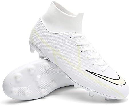 Uniquferanger Foture 4.1 Netfit FG AG Athletic Soccer Shoes xx 17.2 Cleats de terra firme Sapato de futebol