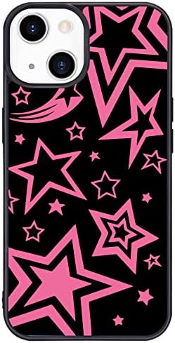 Capa de telefone super estrela do wihytec rosa para iPhone 13 estrelas capa de capa tpu para choques hard back shockshop
