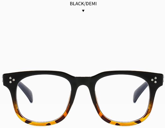 Angld Blue Light Glasses para mulheres e homens, óculos de bloqueio de luz azul, óculos pretos, óculos de moldura quadrada da moda
